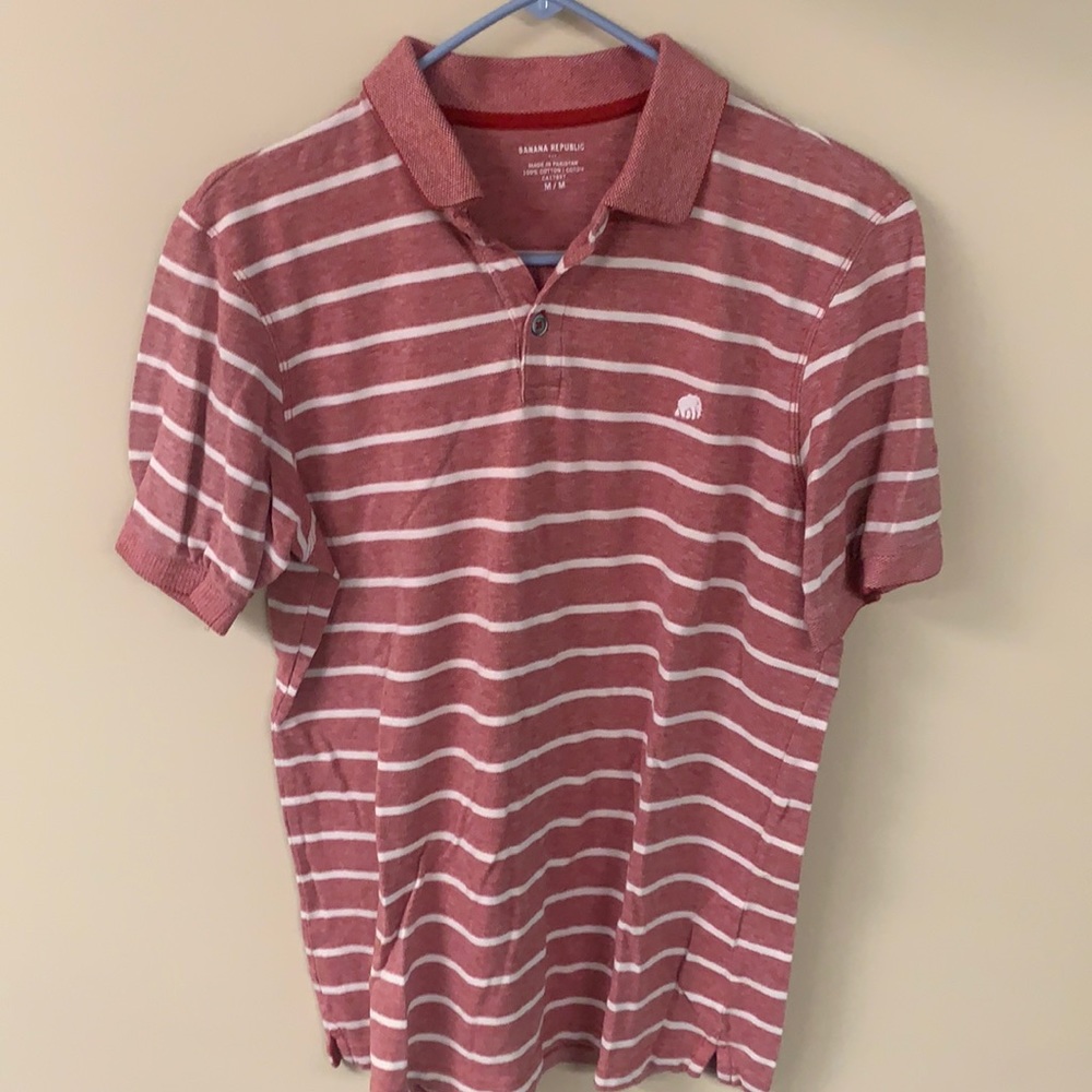Banana republic men’s polo slim fit shortsleeved